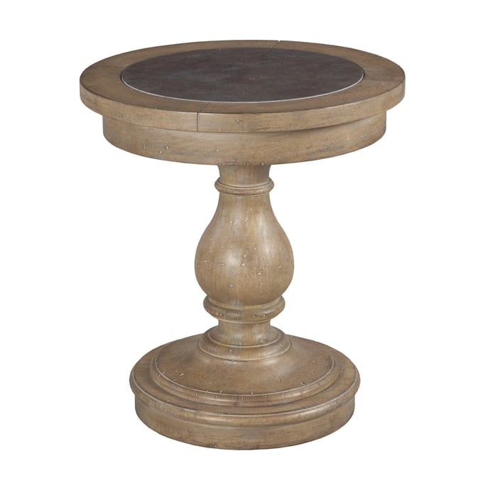 Hammary Donelson Vintage Natural Round End Table HAM-048-918