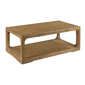 Hammary Light Stain Warm Honey Oak Coffee Table