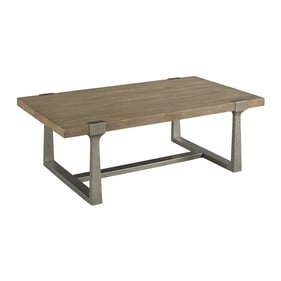 Hammary Light Brown And Natural Silver Coffee Table