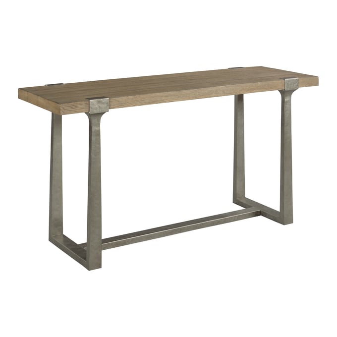 Hammary Light Brown And Natural Silver Sofa Table HAM-054-925