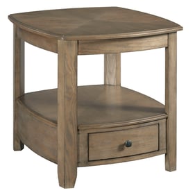 Hammary Light Stain White Oak Veneer End Table