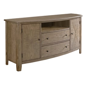 Hammary Light Stain White Oak Veneer Entertainment Console