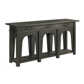 Hammary Barry Vintage Black Hall Sofa Table