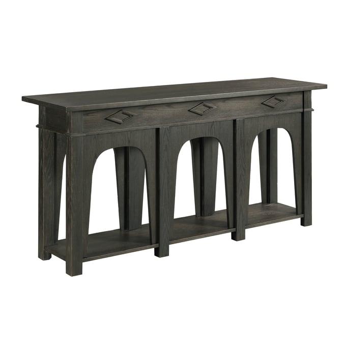 Hammary Barry Vintage Black Hall Sofa Table HAM-068-925