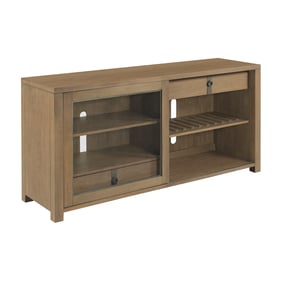 Hammary Light Stain Natural Pecan Entertainment Console