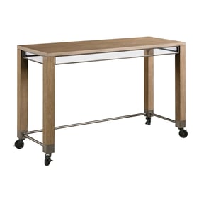 Hammary Light Stain Natural Pecan Counter Console