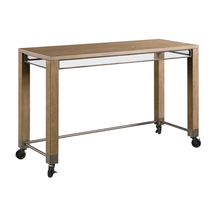 Hammary Light Stain Natural Pecan Counter Console HAM-070-589