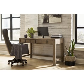 Hammary Light Stain Natural Pecan 2pc Home Office Furniture Set