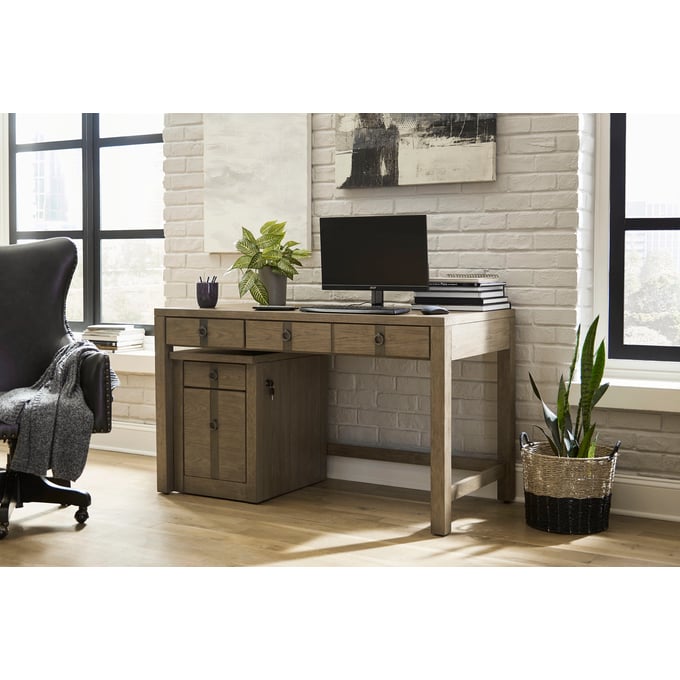 Hammary Light Stain Natural Pecan 3pc Home Office Furniture Set HAM-070-940-HOF-S2