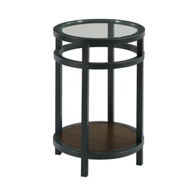 Hammary Mackintosh Black Round Accent Spot Table