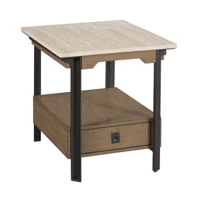 Hammary Light Stain White Oak End Table