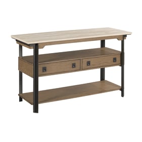 Hammary Light Stain White Oak Sofa Table