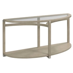 Hammary Light Stain Soft Beige Sofa Table