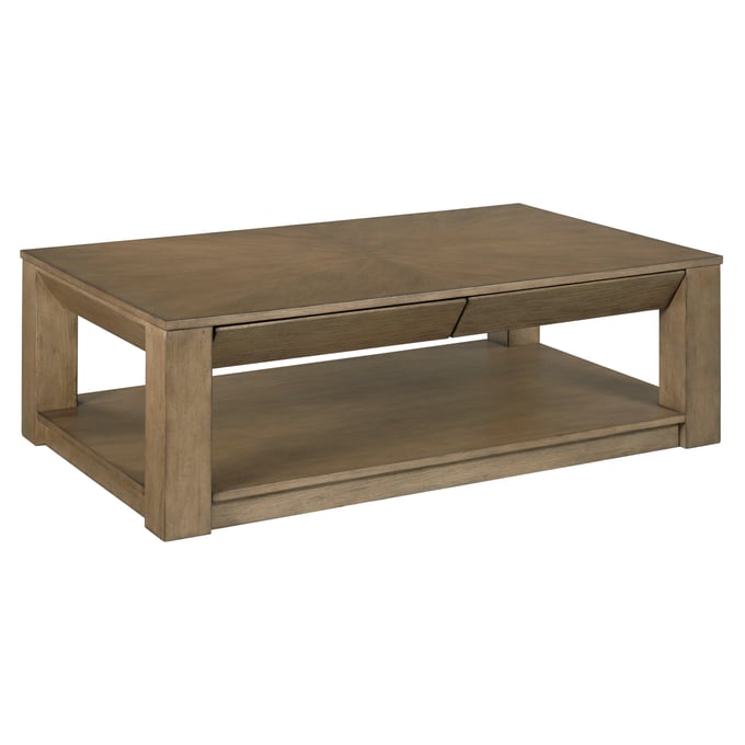 Hammary Medium Stain Washed Sand 3pc Coffee Table Set HAM-087-910-OCT-S1