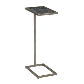 Hammary Metal Deco Glass Accent Table