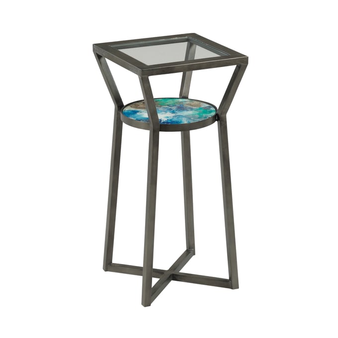 Hammary Hidden Treasures Black Carroll Square Accent Table HAM-090-1083