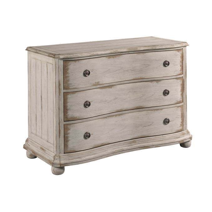 Hammary White Beloved Bowfront Drawer Chest HAM-090-1119