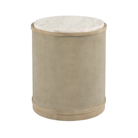 Hammary Hidden Treasures Light Stain Round End Table