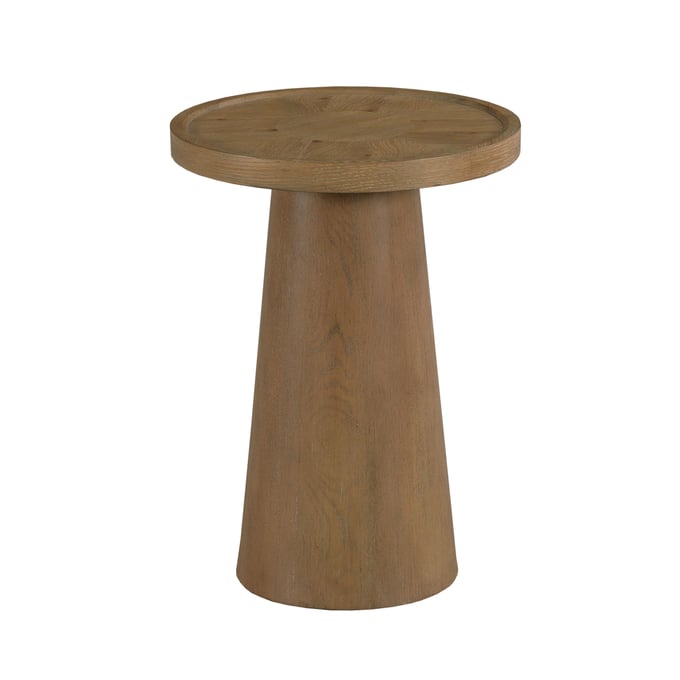 Hammary Hidden Treasures Taupe Pod Round Accent Table HAM-090-1165