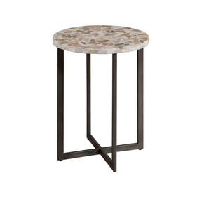 Hammary Onyx Black Rainbow Accent Table