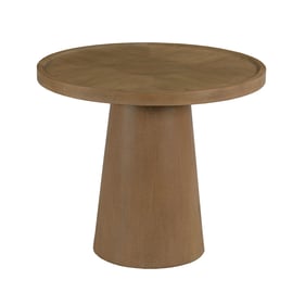 Hammary Pod Light Stain Taupe Large End Table