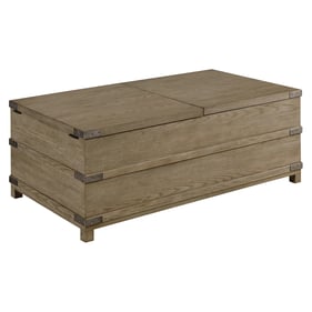 Hammary Crawford Honey Storage Trunk Coffee Table