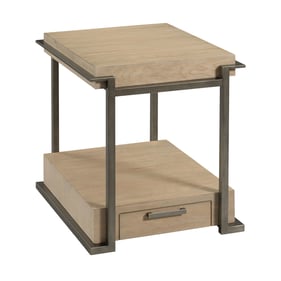 Hammary Light Stain Blonde Oak End Table