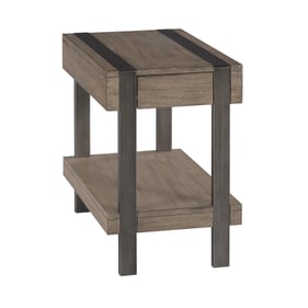 Hammary Sandler Colt Gray Chairside Table