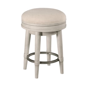 Hammary Taupe Patina Counter Height Swivel Stool