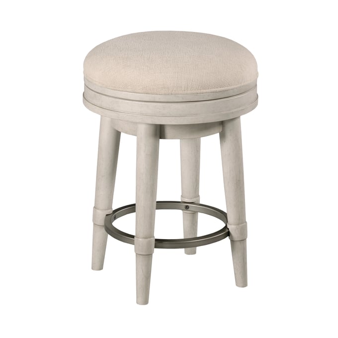 Hammary Taupe Patina Counter Height Swivel Stool HAM-181-690