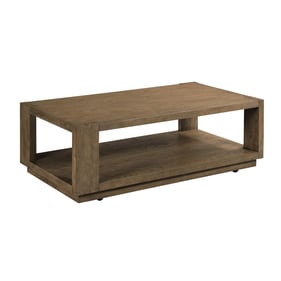 Hammary Medium Stain Oak Coffee Table