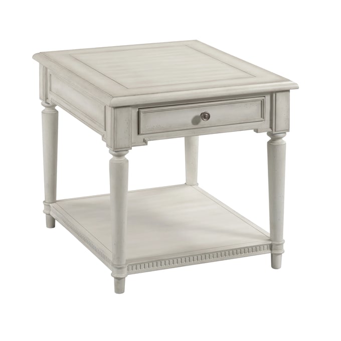 Hammary Terrace White Drawer End Table HAM-206-915