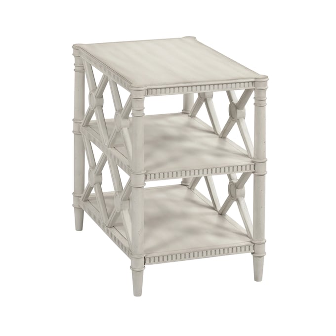 Hammary Terrace White Chairside Table HAM-206-916