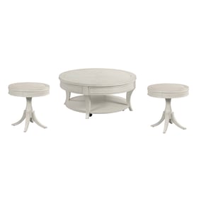 Hammary Harmony White Marcella 3pc Coffee Table Set