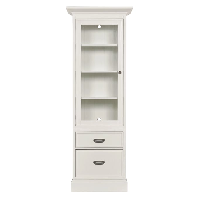 Hammary Structures White Single Storage Display Cabinet HAM-267-100R