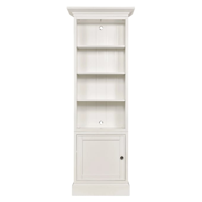 Hammary Structures White Single Display Bookcase HAM-267-101R