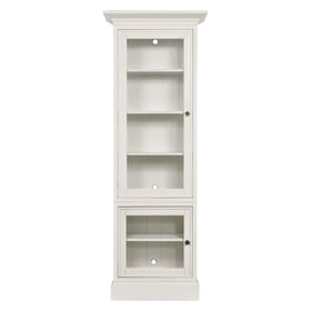 Hammary Structures White Single Display Cabinet