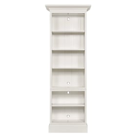 Hammary Structures White Single Bookcase Cabinet