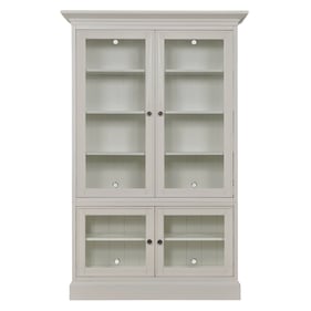 Hammary Structures White Double Display Cabinet