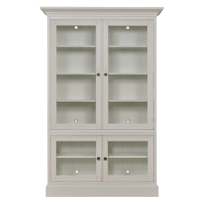 Hammary Structures White Double Display Cabinet HAM-267-200R