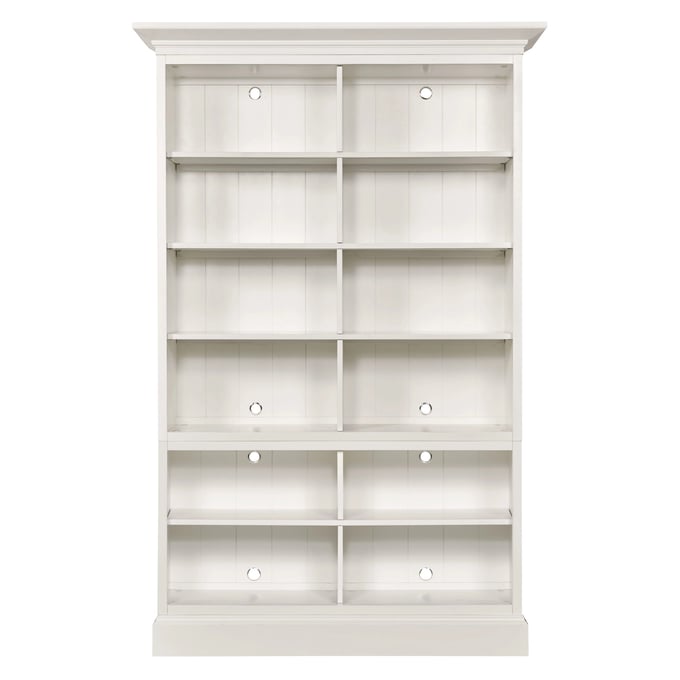 Hammary Structures White Double Bookcase HAM-267-203R