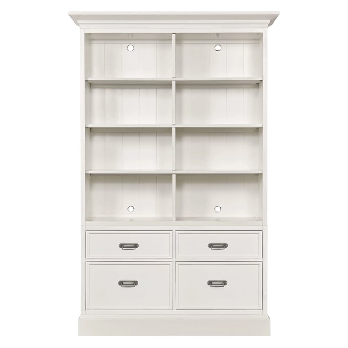 Hammary Structures White Double Storage Bookcase HAM-267-204R