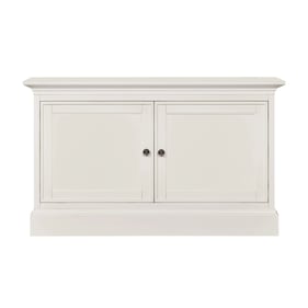 Hammary Structures White Double Door Storage Table