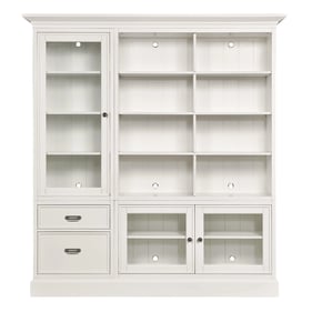 Hammary Structures White Triple Multi Use Storage Unit