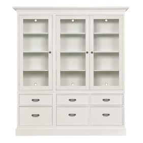 Hammary Structures White Triple Storage Display