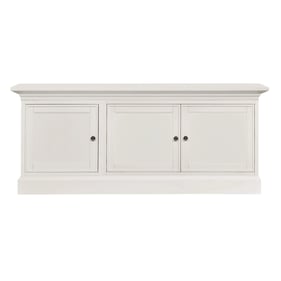 Hammary Structures White Triple Three Door Console