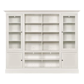 Hammary Structures White Quad Bookcase