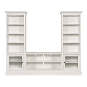 Hammary Structures Quad Bookcase Entertainment Center With Pier