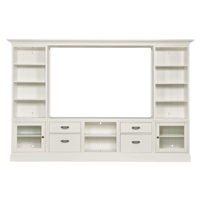 Hammary Structures White Quintuple Storage Entertainment Wall HAM-267-500R