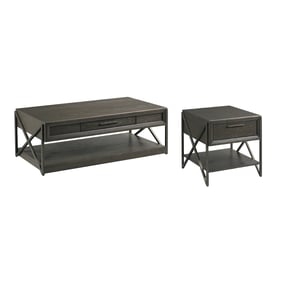 Hammary Simon Dark Satin 3pc Coffee Table Set